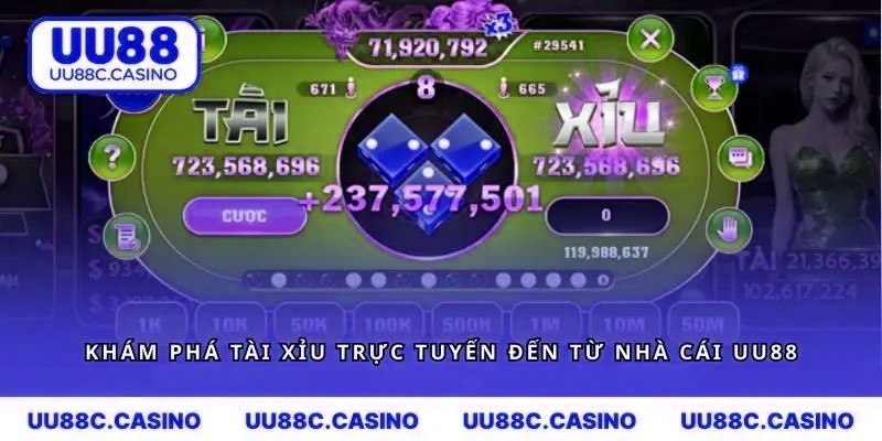 Khám phá tài xỉu trực tuyến đến từ nhà cái mvp999