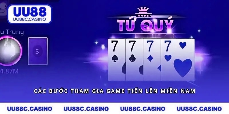 Những bước tham gia nhận thưởng game tiến lên miền nam