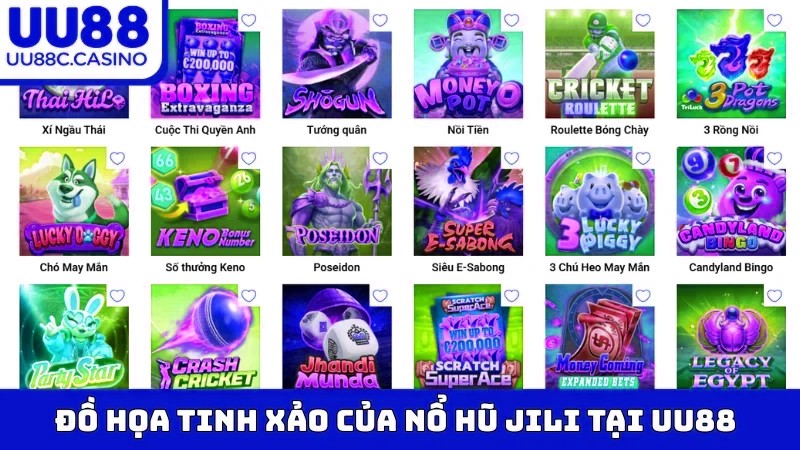 Đồ họa tinh xảo của Nổ Hũ JILI tại mvp999