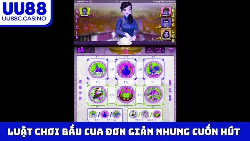 Luật chơi Bầu Cua đơn giản nhưng cuốn hút