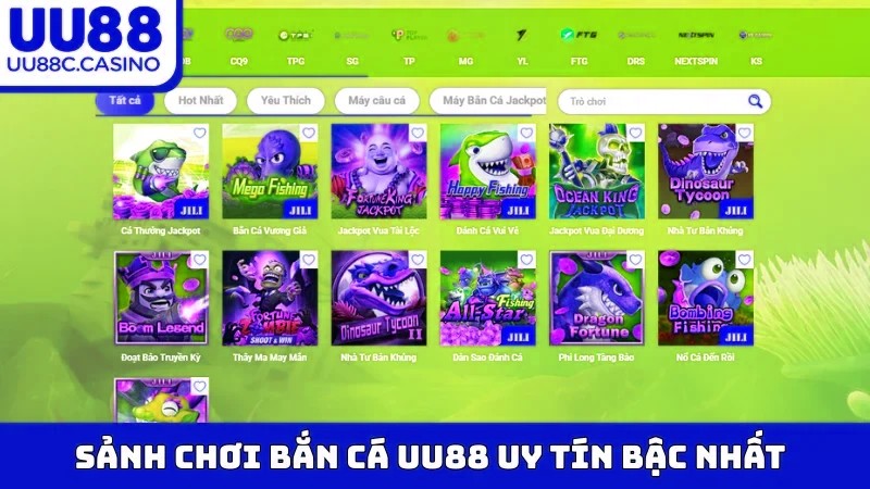 Sảnh chơi Bắn Cá mvp999 uy tín bậc nhất