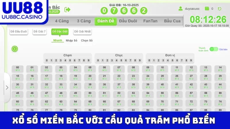 Xổ Số Miền Bắc với cầu quả trám phổ biến